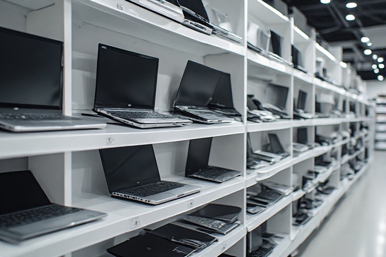 Bursa Fiber Bilgisayar mağazasında satışa hazır yenilenmiş ikinci el laptoplar